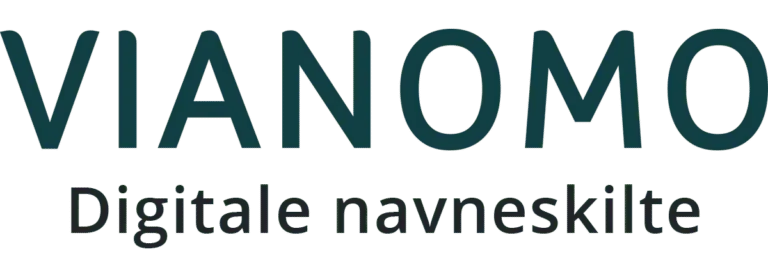 VIANOMO Digitale navneskilte