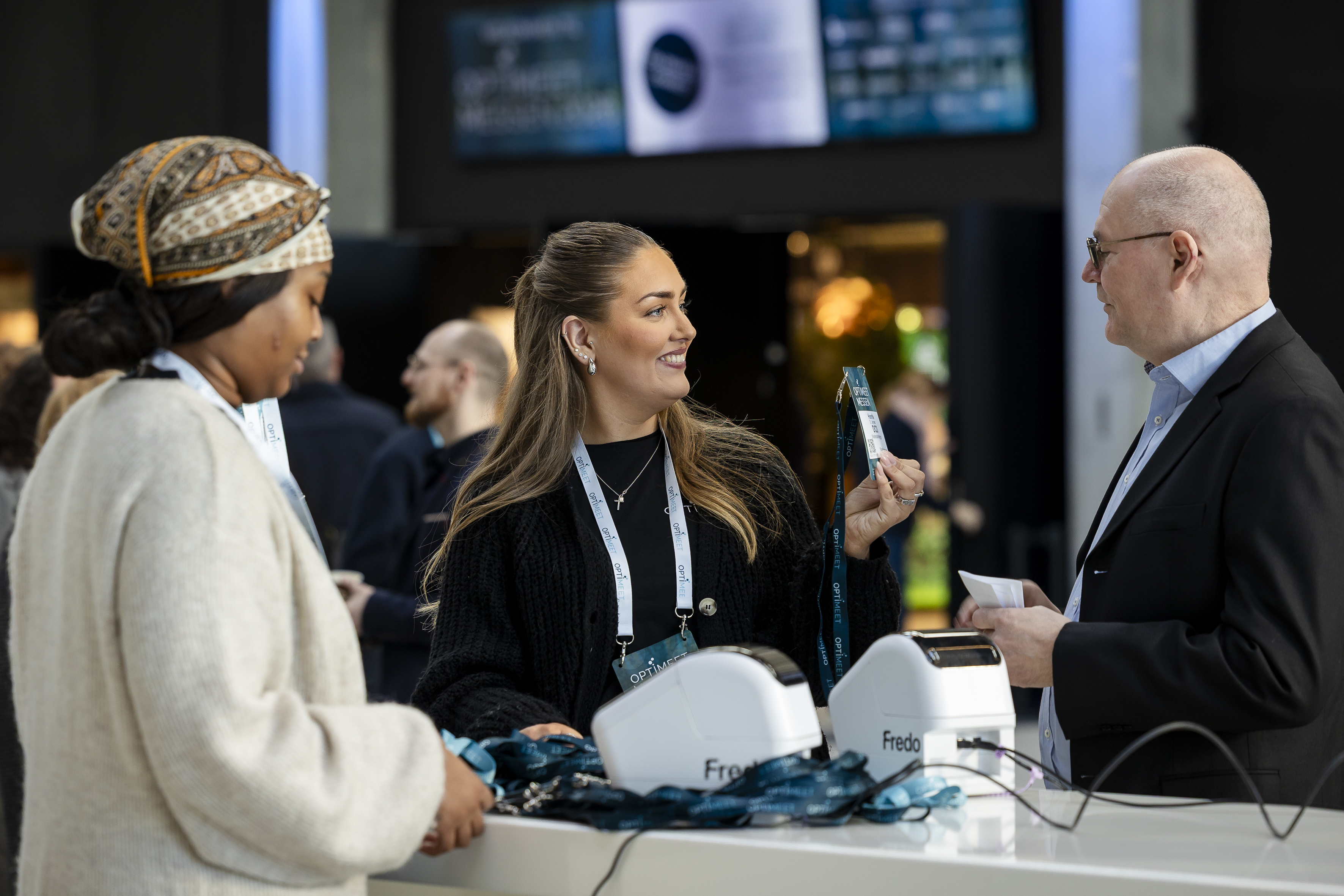 Netværk og møder på OPTIMEET Messen
